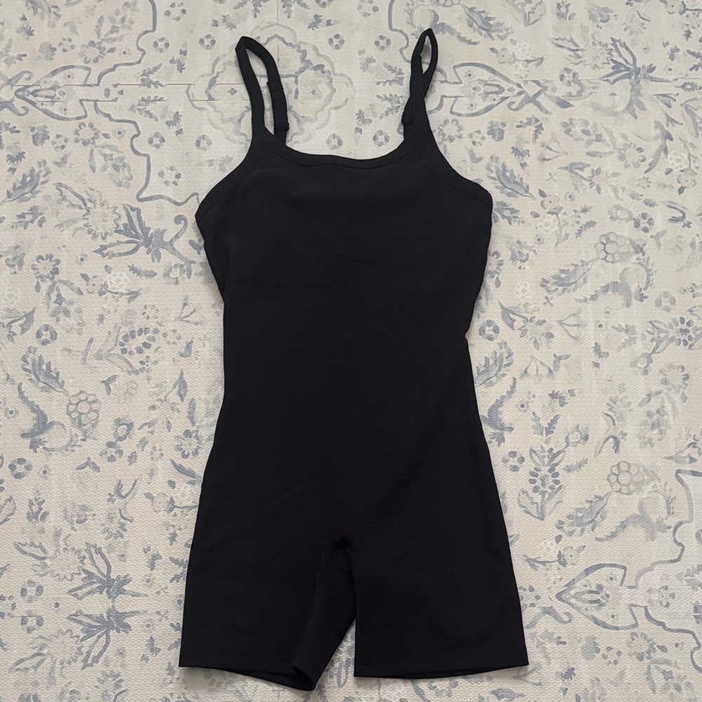 Zella Luxe rib bike short bodysuit